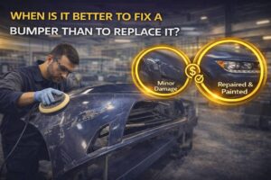 When is it better to fix a Bumper than to Replace it?